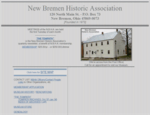 Tablet Screenshot of newbremenhistory.org